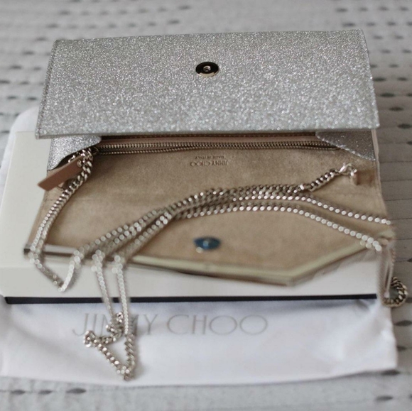 Jimmy Choo Emmie Glitter Bag - Picture 2 of 4